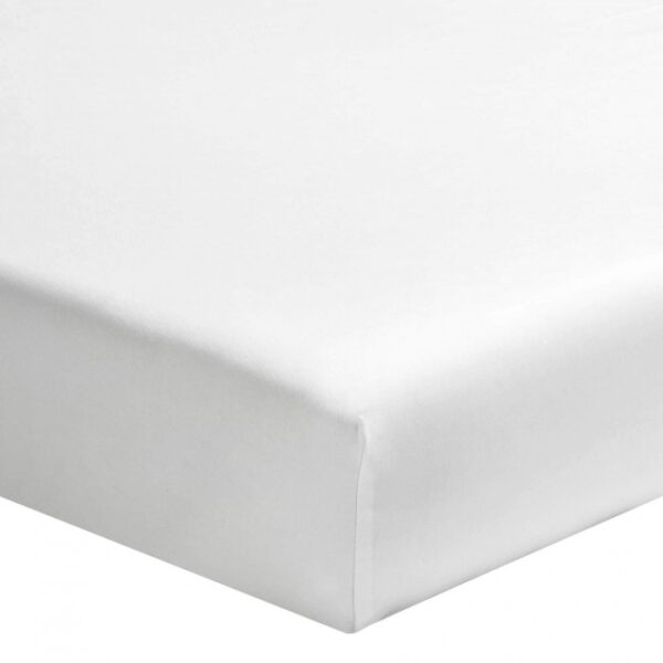 Drap Housse Percale Blanc Essix